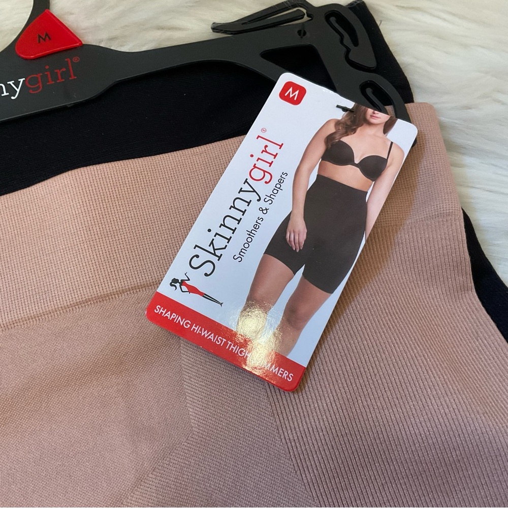 Skinnygirl Shaping Hi-Waist Thigh Slimmers - NWT - Medium - Set of 2 - Picture 4 of 7